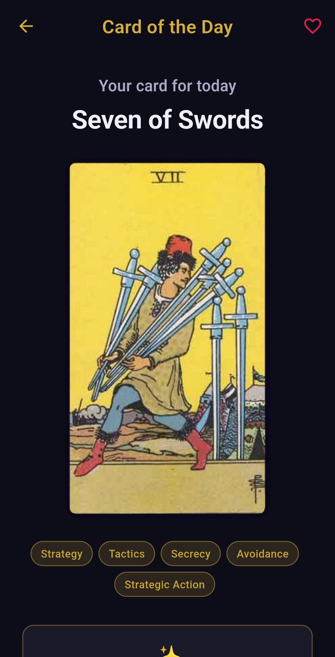 Daily card